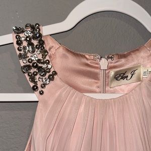 Light Pink Eliza J. Dress with Rhinestone Accents